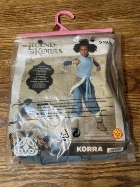 Nickelodeon Korra  Light Blue and Tan Costume Set